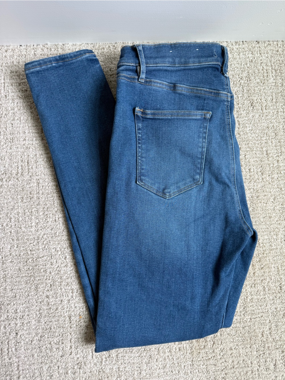 LOFT Women's Jeans in Deep Blue Wash